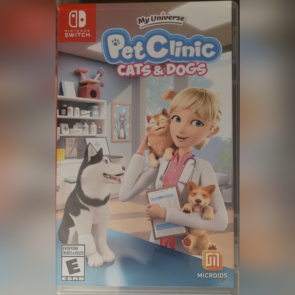 Nintendo Switch Pet Clinic Adventure Game